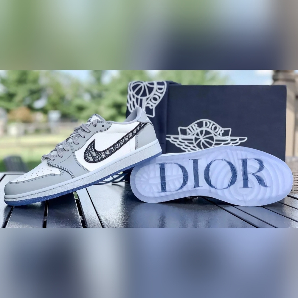 Air Diors Low "Wolf Grey" Size 10 mens